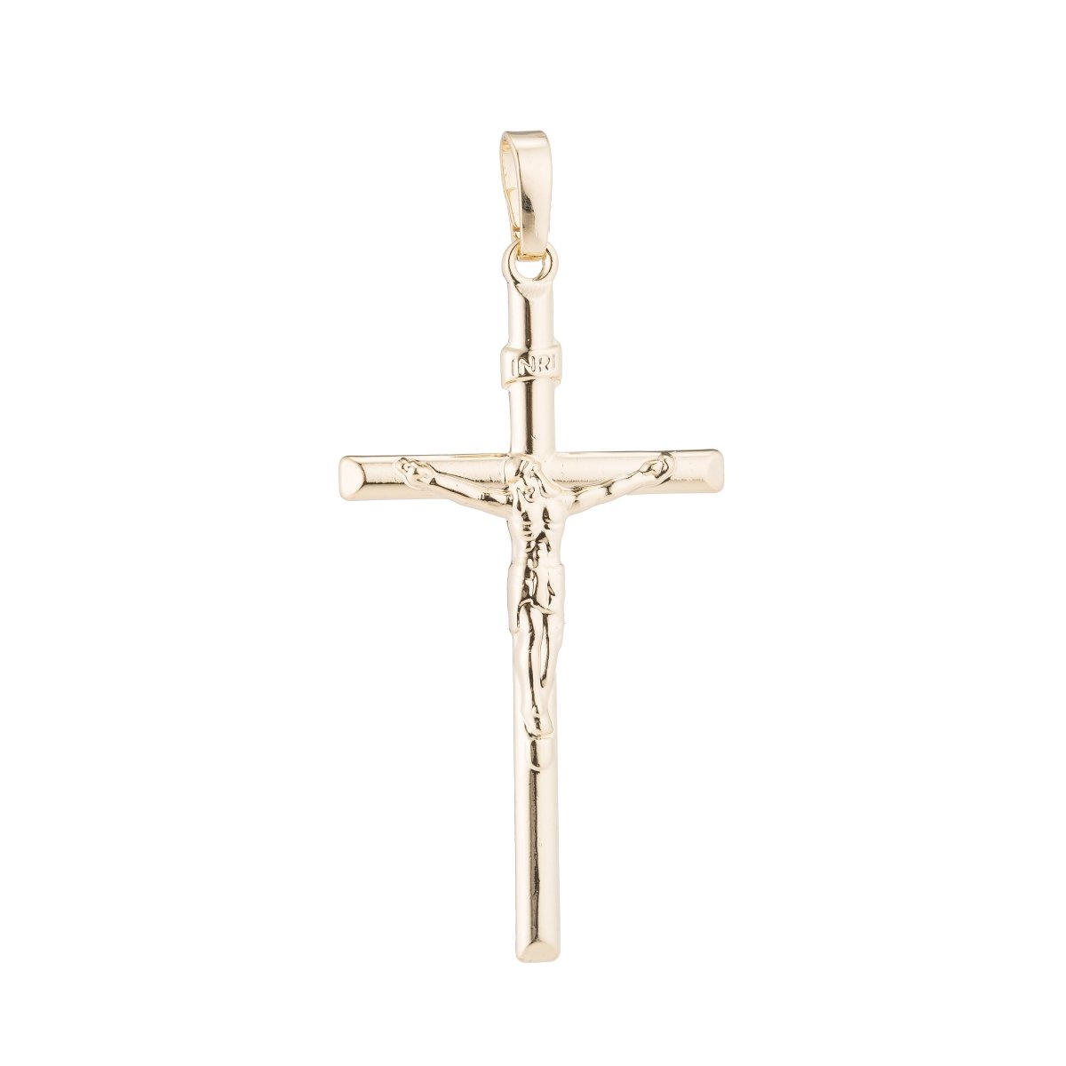 14K Gold-Filled Jesus Cross Charm