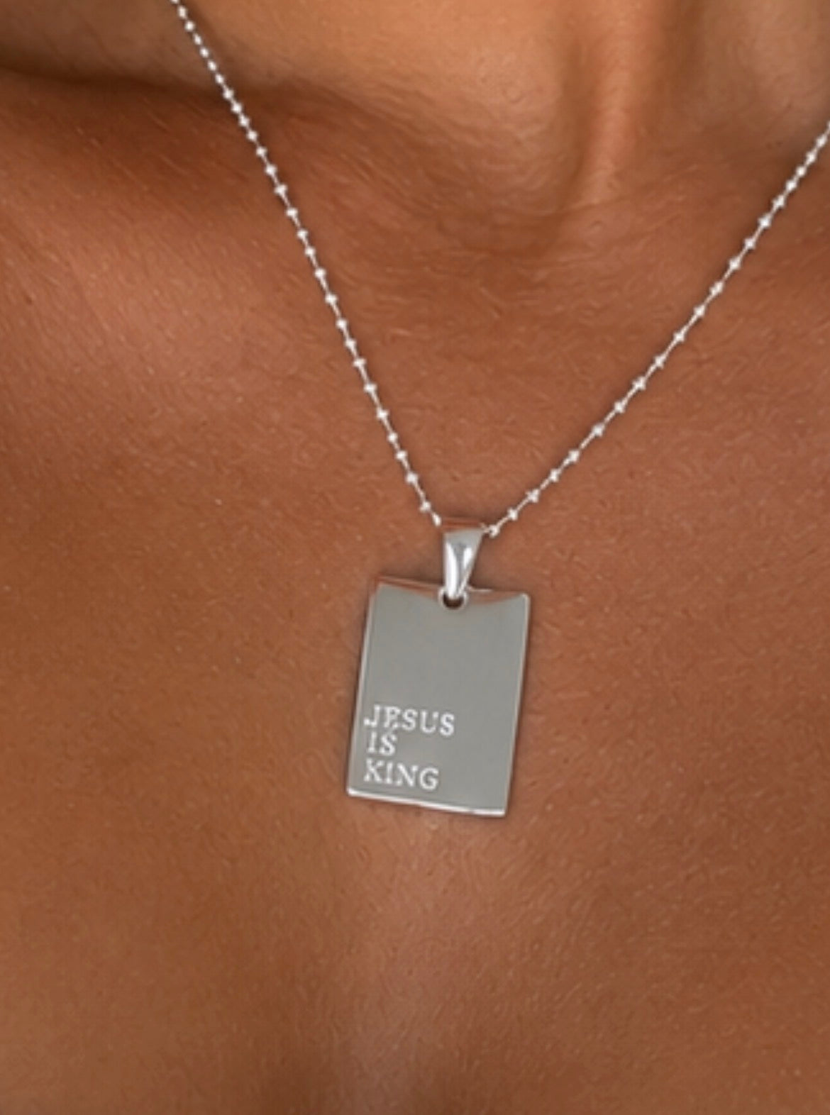 WOMEN'S JESUS IS KING 18K PENDANT NECKLACE- COMING SOON!