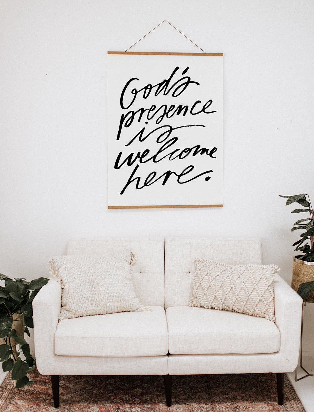 God's Presence Christian Poster