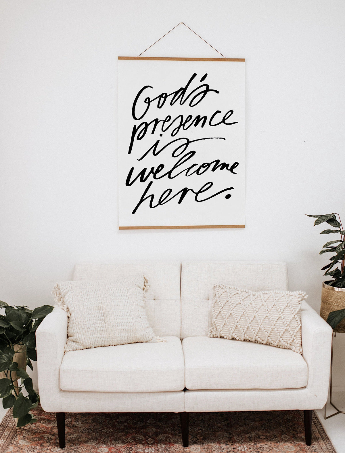 God's Presence Christian Poster