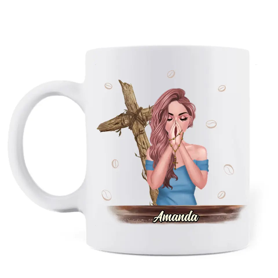 Personalized Coffee and Jesus Mug