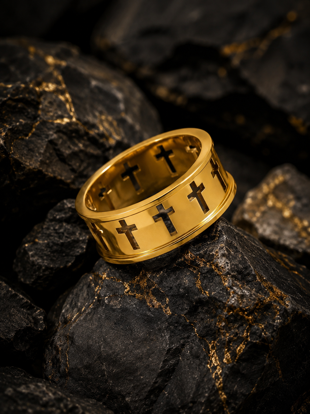 WOMEN'S FORGED CROSS RING-COMING SOON!