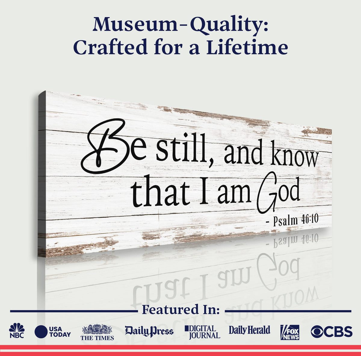 Be Still and Know Sign – Psalm 46:10