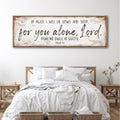 In Peace I Will Lie Down Sign – Psalm 4:8