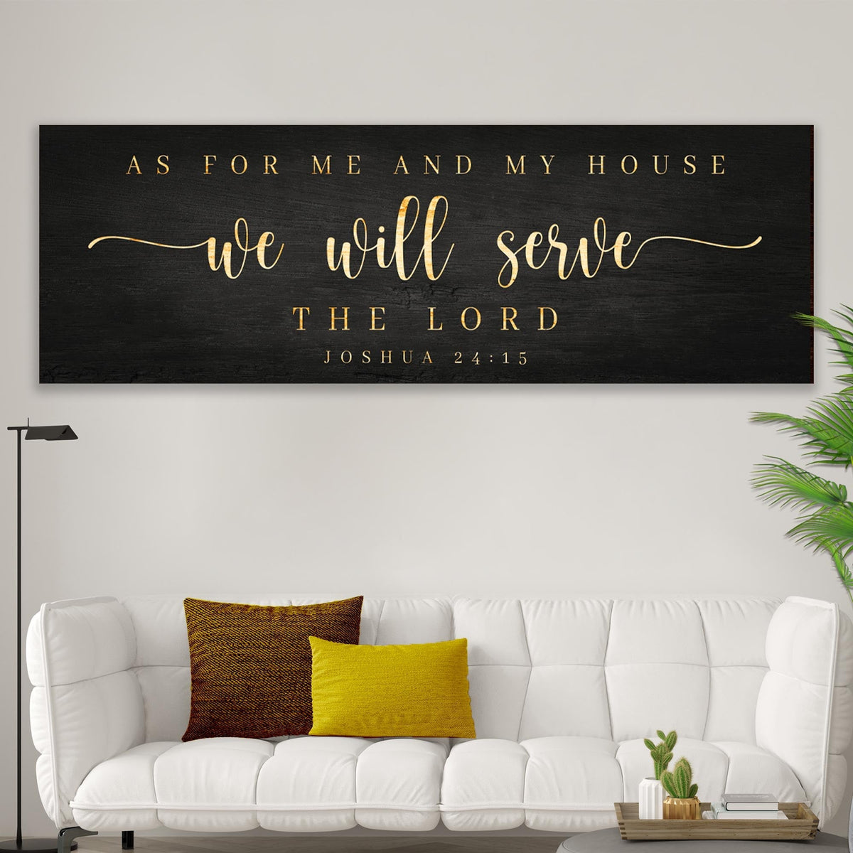 We Will Serve the Lord Wall Art – Joshua 24:15