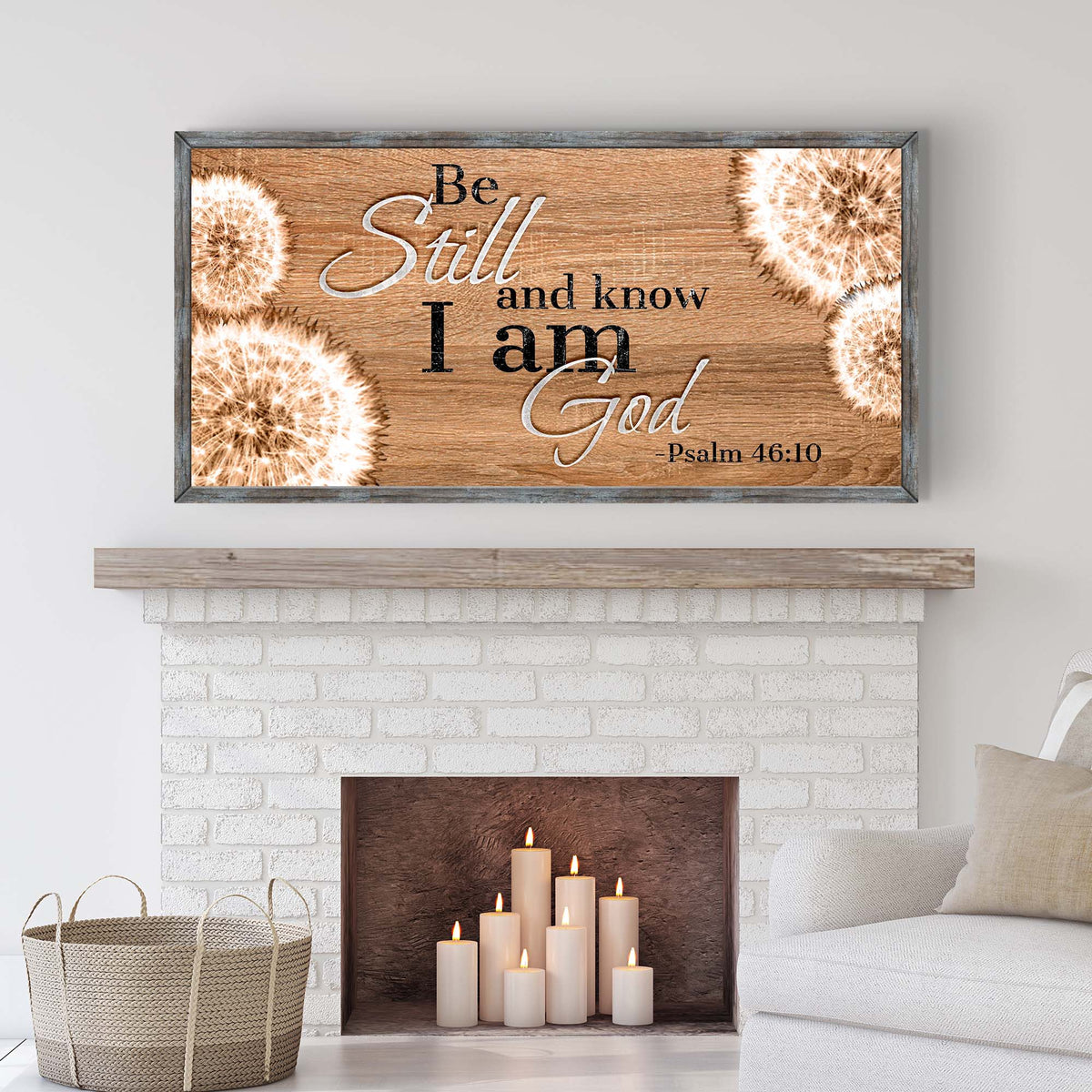 Be Still and Know Wall Sign – Psalm 46:10