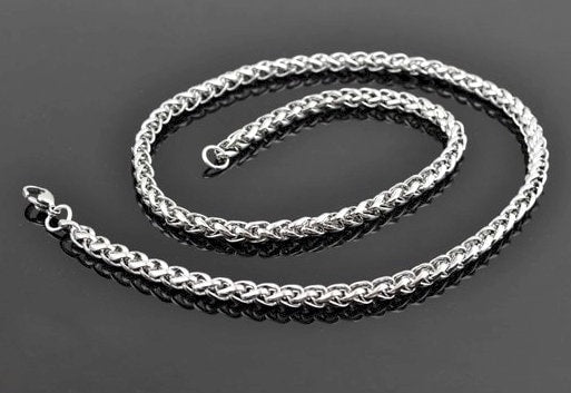 Silver Ichthus Fish Cross Necklace