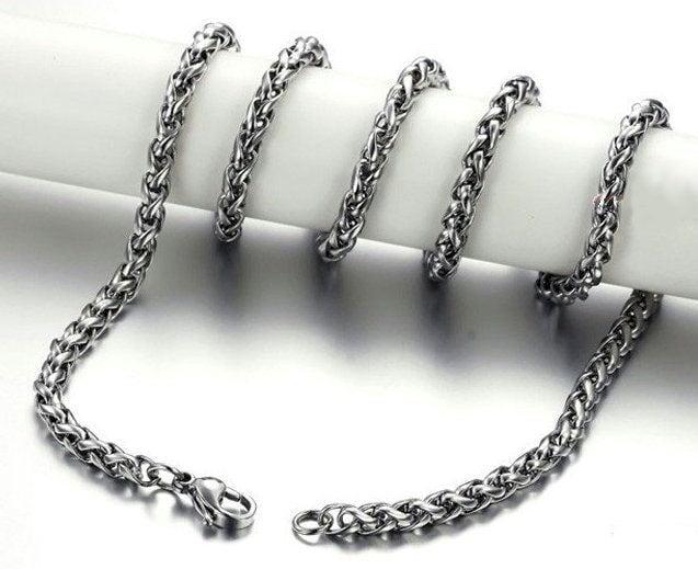 Silver Ichthus Fish Cross Necklace