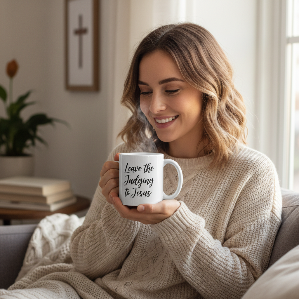Leave the Judging to Jesus Mug